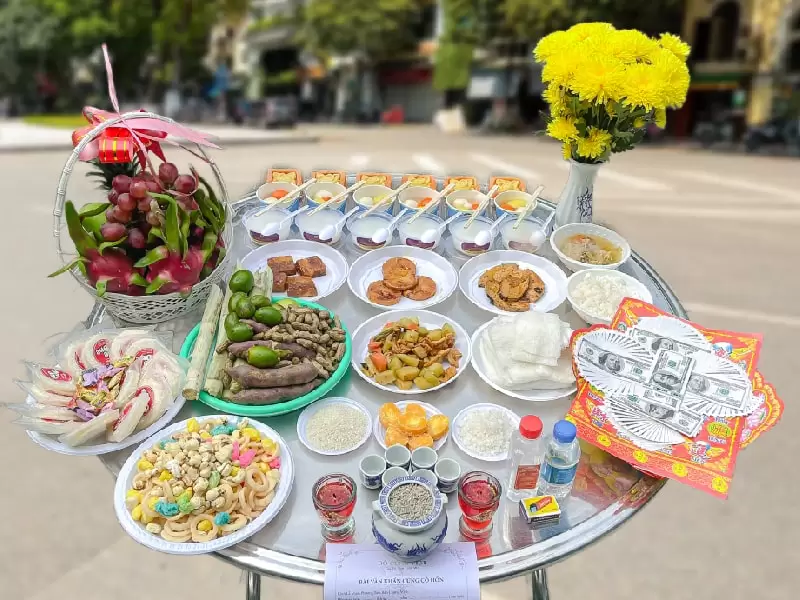 Dịch Vụ Mâm Cúng Cô Hồn Trọn Gói Tại Quận 1 – VIFOOD | Trọn Lễ – Đúng Giờ – Giao Tận Nơi